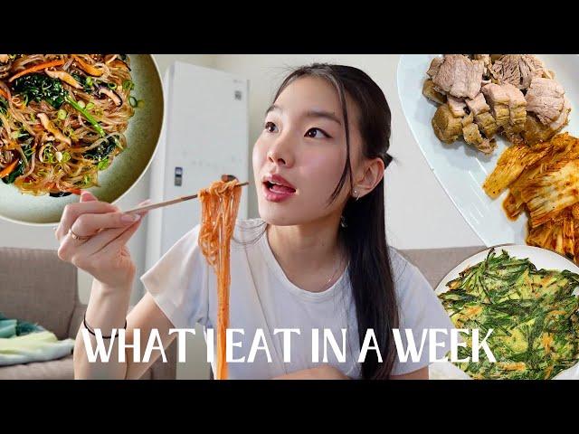 what i eat in a week │ (KOREAN meals my mom made me)