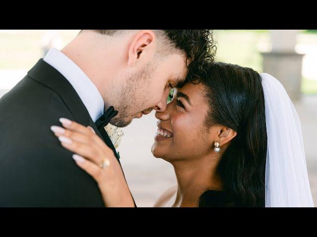 OUR WEDDING (& our first kiss ever)