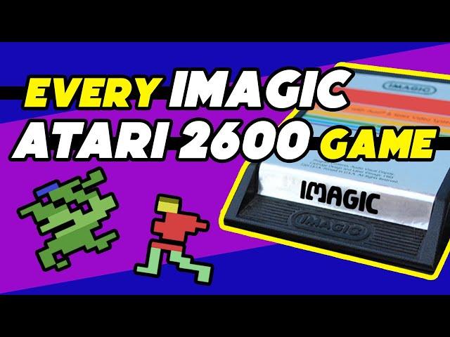 Atari 2600 Games by Imagic (and Absolute) | Trying all 17