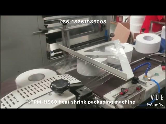 Maxi roll heat shrink packaging machine TPM