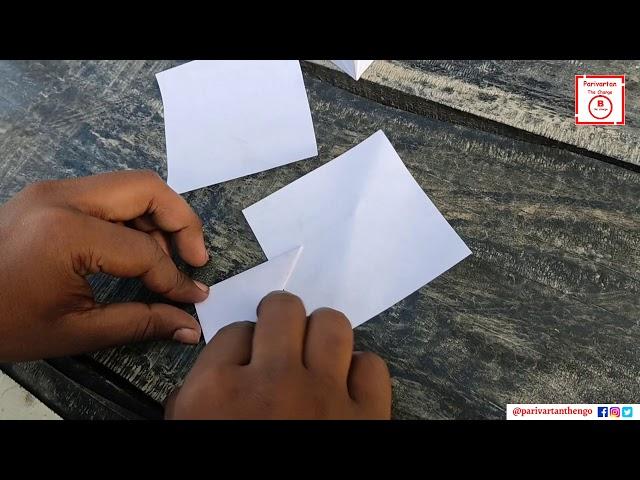 Easy to Make Airplane for Kids || Parivartan "The Change" NGO