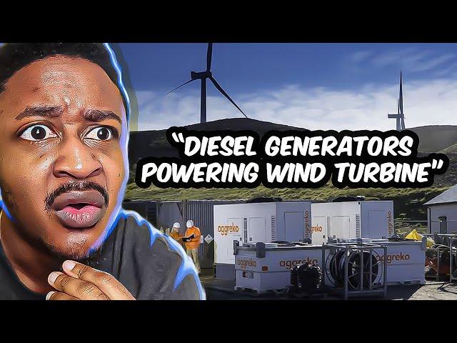 DIESEL powering wind Turbine | the irony 