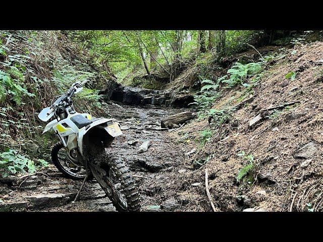 Hard enduro play day at Lee Walters ORT - Baskerville Hall, Wales, UK