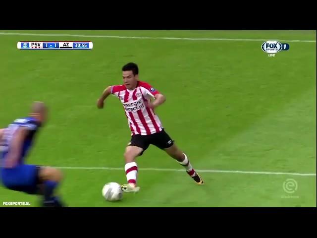 Hirving "Chucky" Lozano First Goal PSV Eindhoven - AZ 1-1