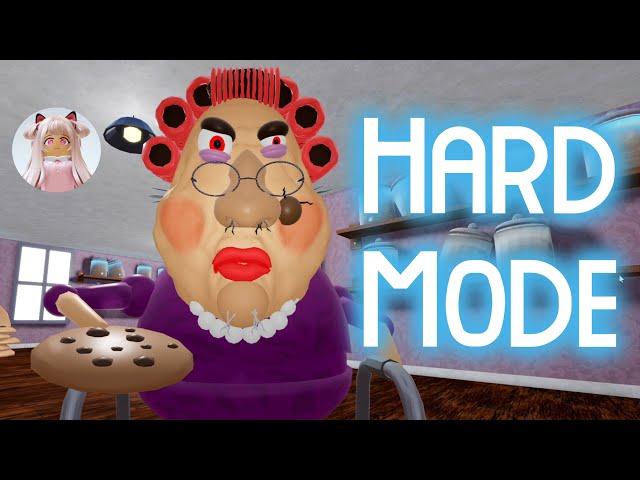 ESCAPE EVIL GRANDMA! (FIRST PERSON OBBY) HARD MODE Roblox Gameplay Walkthrough No Death [4K]