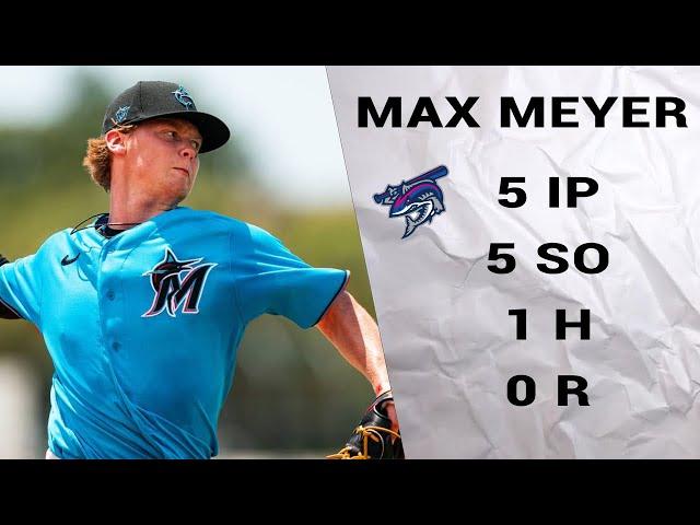 Max Meyer AA Pro Debut: EVERY BATTER FACED.