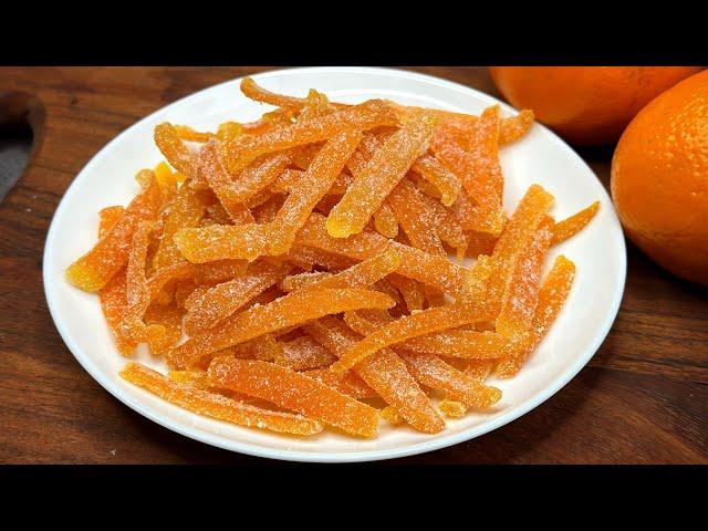 Perfect Homemade Candied Orange Peels Recipe : Ideal for Christmas