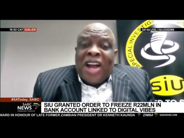 SIU on the order to freeze money held Digital Vibes account: Kaizer Kganyago