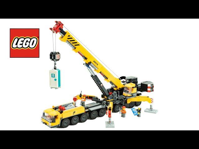 LEGO Yellow Mobile Construction Crane speed build