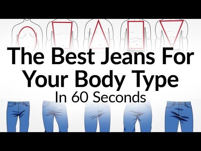 Best Jeans For Body Type? | What Denim Fits A Man Best | Jean Denims Visual Fit Guide Video