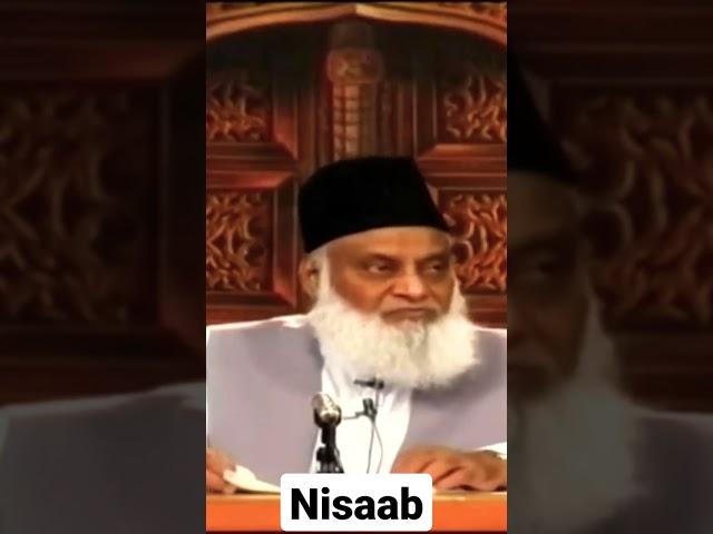 Nisaab | Dr Israr Ahmad