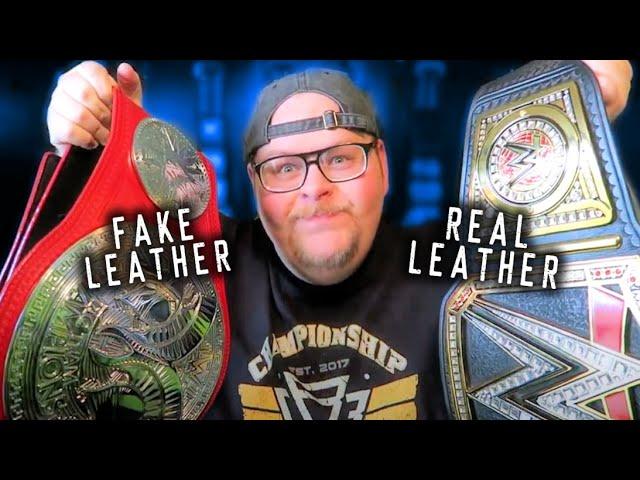 Real Leather Replica Belt vs. Stock WWE Replica Belt