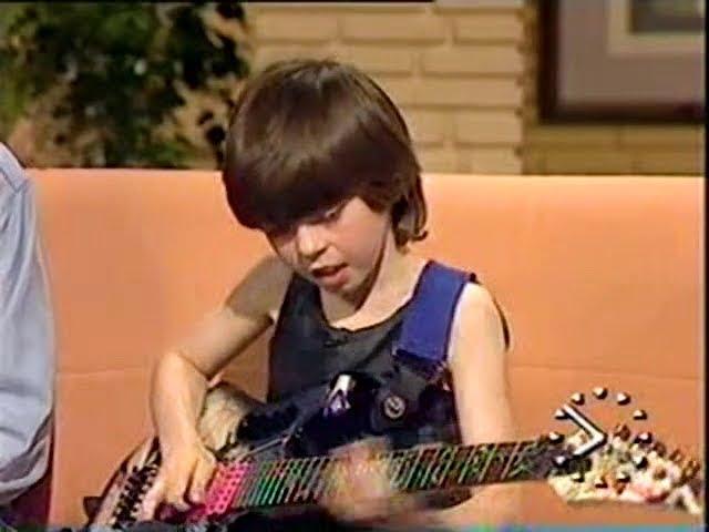 Shredding on LIVE TV when I was kid!!!