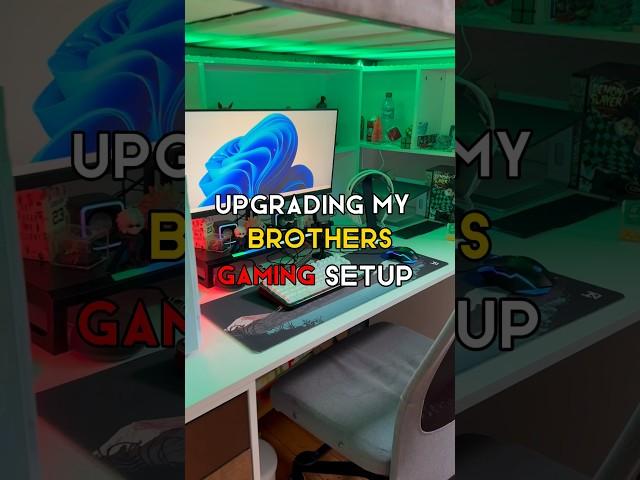 Upgrading My Brothers Gaming Setup #gaming #gamingmouse #unboxing #technology #crocatech #gamingtech