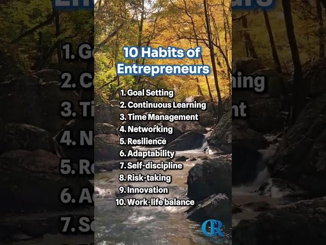 10 HABITS OF ENTREPRENUERSS | CLAY ROBISON