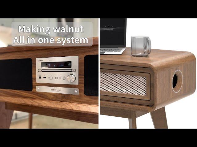 한트베르커 - 올인원 시스템 제작과정 [Making walnut all-in-one system]