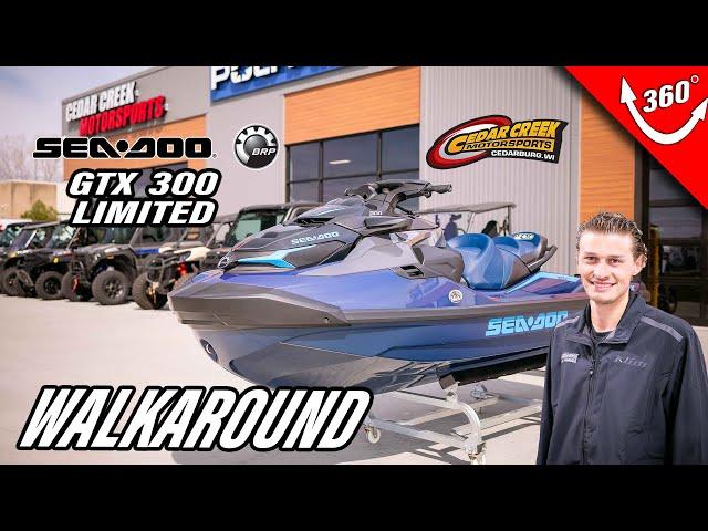 2024 Sea-Doo GTX™ Limited 300 Blue Abyss First Look Walkaround Review