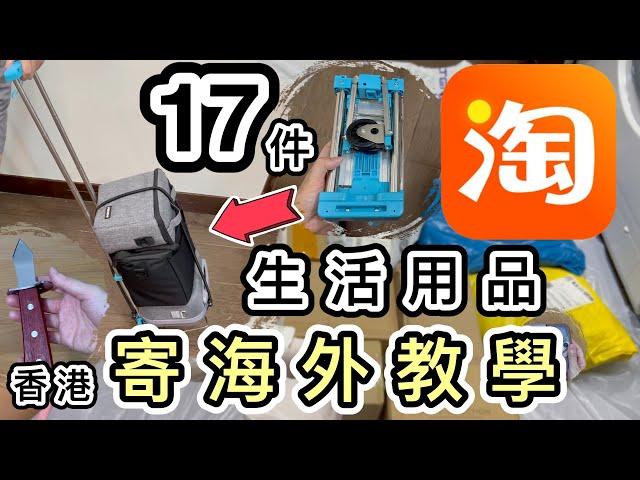 【淘寶開箱】17件我首次做代購‍️海外華人買什麼？一片學懂如何香港郵政寄外國/內地郵件清關易｜香港寄英國｜報關教學｜關稅增值稅VAT｜重量限制｜郵局｜寄包裹｜淘寶寄海外｜集運教學｜淘寶好物