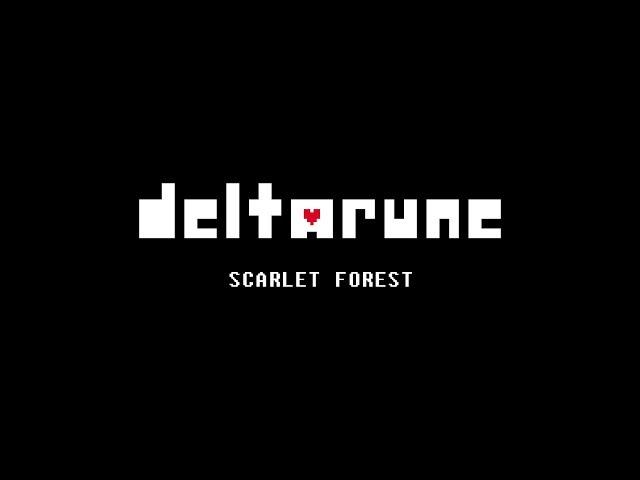 DELTARUNE OST - "Scarlet Forest" (10 Hours)