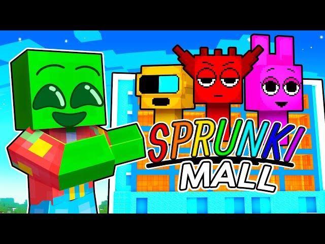 I Built a SPRUNKI MALL in Minecraft!