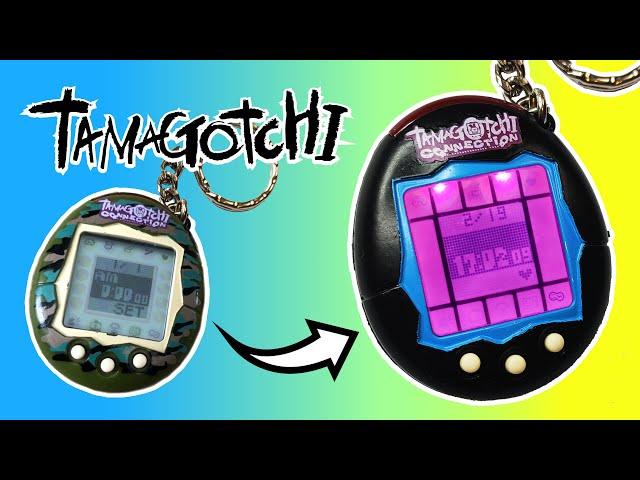 Repairing and backlighting a Tamagotchi