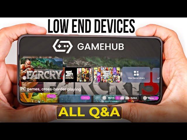 GameFusion/Game Hub Emulator Setup - For Low End Devices | All Questions Answered