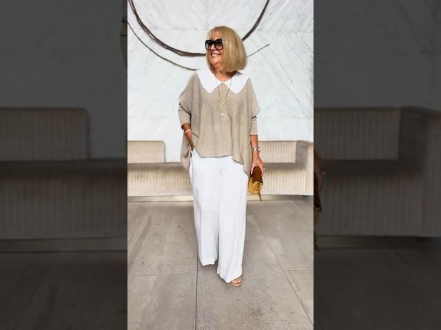 Chic & Causal outfits inspiration for mature women over 50+ #styleafter50 #style #seniorstyle