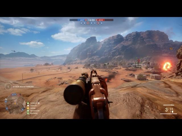 Battlefield One - Long distance Headshot - Swedish