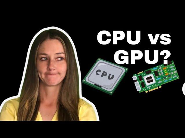 CPU vs GPU: What's the difference? #nvidia #ryzen #intel #radeon #rtx #GeForce #4090 #i7 #i5 #AI #ML