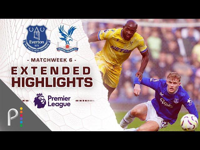 Everton v. Crystal Palace | PREMIER LEAGUE HIGHLIGHTS | 9/28/2024 | NBC Sports