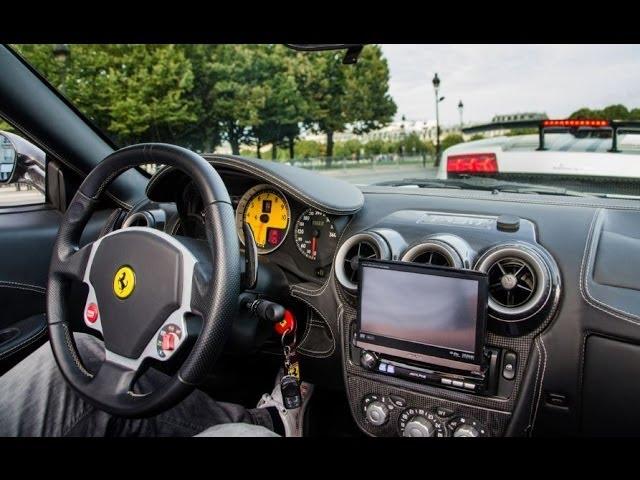 Loud Ride in Ferrari F430 Spider Capristo exhaust ! Crazy sound accelerations