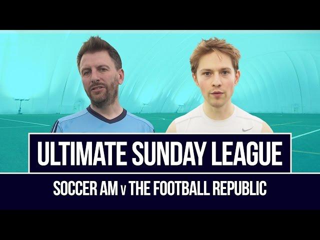 Shocking miss from 3 yards! Soccer AM v The Football Republic