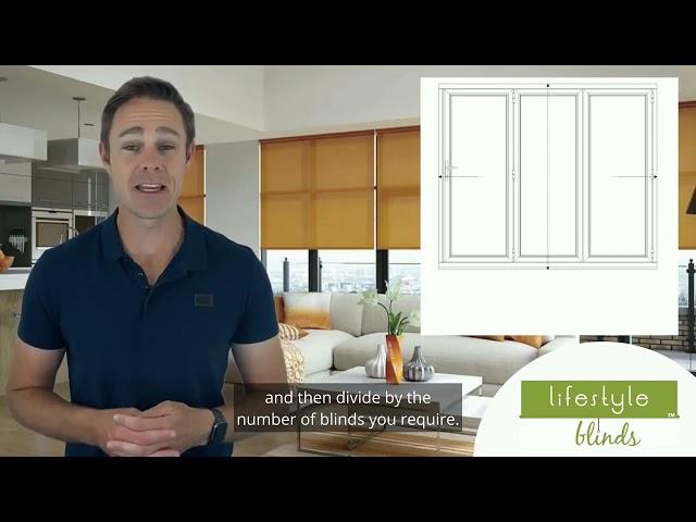 How to MEASURE for Bifold Door ROLLER BLINDS (motorised and cordless)