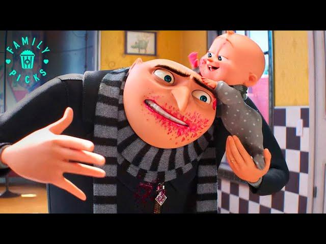 Gru Enjoys Time at Home with His Family | Despicable Me 4