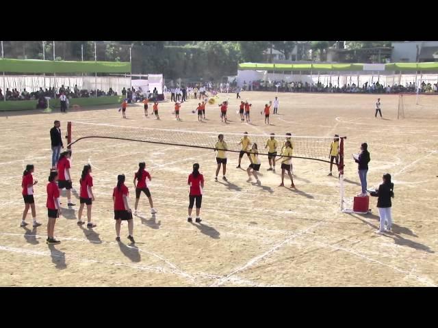 UHD Sports Day 2014-15 Throw Ball Match - Girls ( Grade VII - VIII )