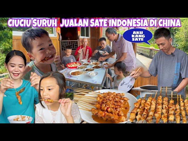 AKHIRNYA BIKIN SATE AYAM KHAS INDONESIA DI CHINA,TAK DISANGKA BEGINILAH REAKSI KELUARGAKU MEMAKANNYA