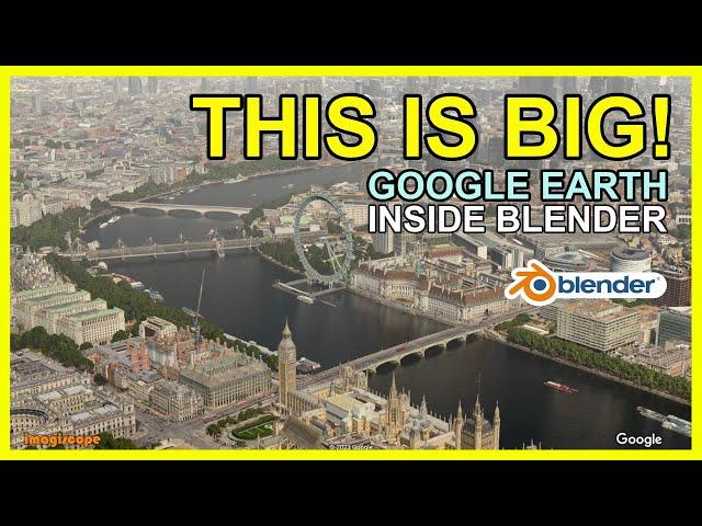 Blender Earth Modeler Add-on | 3D Google Earth (City/Terrain) inside Blender