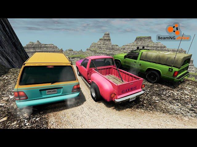 Cars Vs Leap Of Death #96 | BeamNg Drive | GM BeamNg