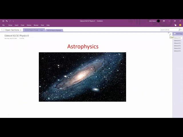 IGCSE Edexcel Physics - Astrophysics