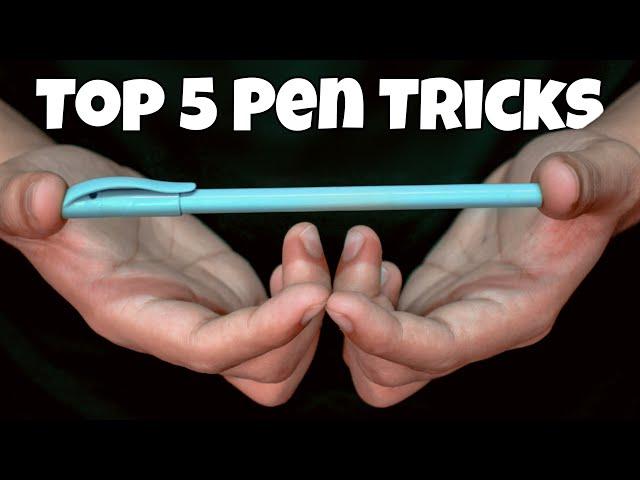 TOP 5 - VISUAL Pen Magic Anyone Can Do | Never Get's Old...