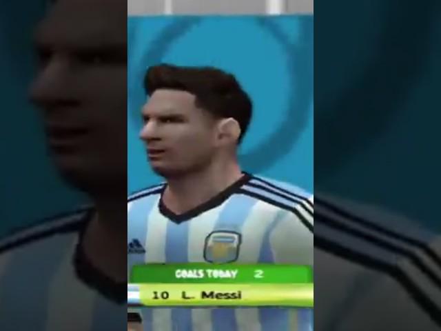 GOL DE LIONEL ANDRES MESSI DE RABONA A COLOMBIA,EN EL PES 6 PC MUNDIAL BRASIL 2014.