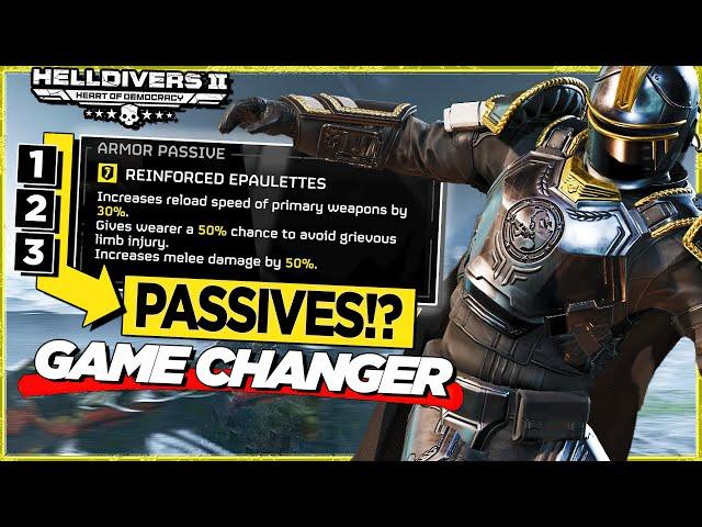 Helldivers 2 Armor Passive Buff Patch...Leviathan Changes!