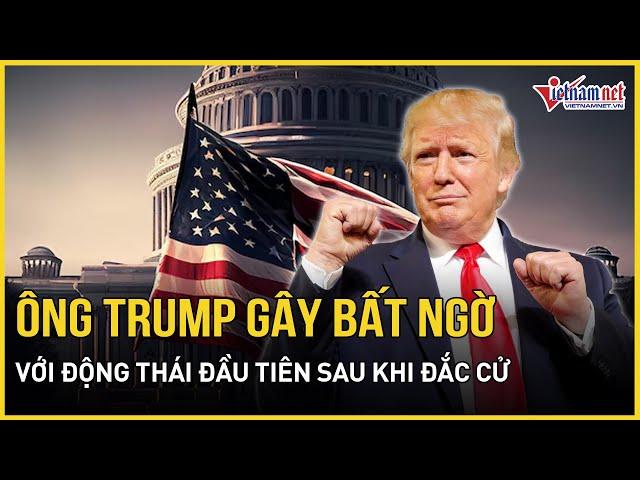 Trực tiếp bầu cử Mỹ: Tân Tổng thống Donald Trump gây bất ngờ với động thái đầu tiên sau khi đắc cử