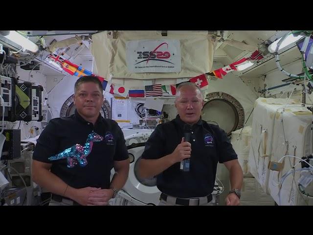 SpaceX Demo-2 astronauts talk space station work and 'Overview Effect'