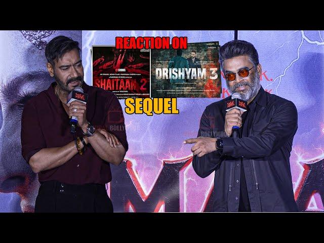 Ajay Devgan’s & R Madhavan Reaction on Shaitaan 2 and Drishyam 3
