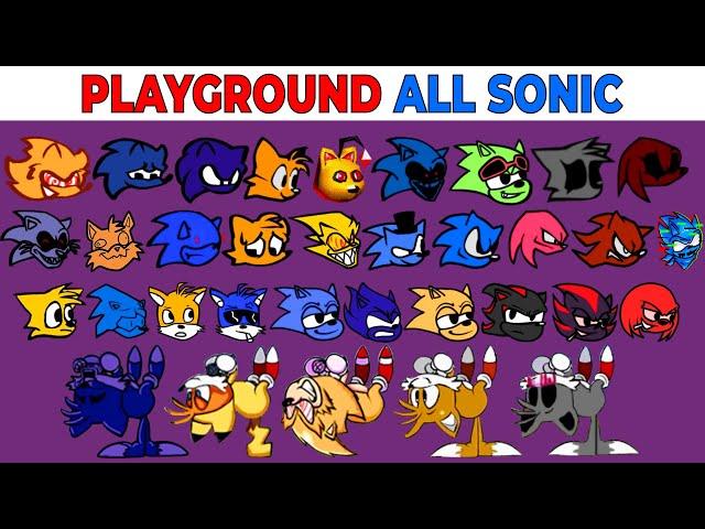 FNF Character Test | Gameplay VS My Playground | ALL Sonic Test