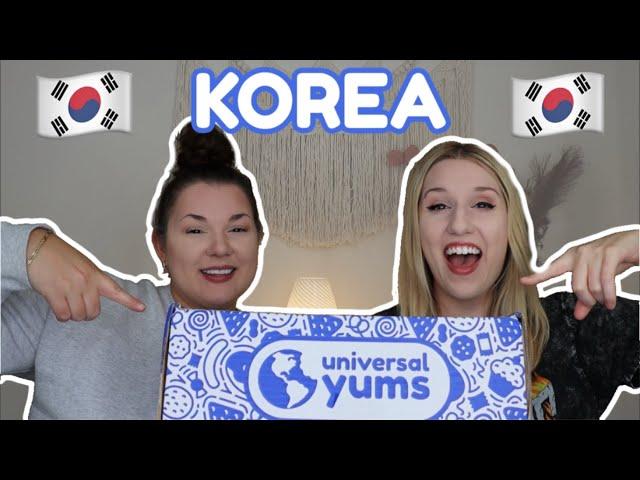 TRYING KOREAN SNACKS  | Universal Yums | Super Yum Box | September 2024 | KOREA