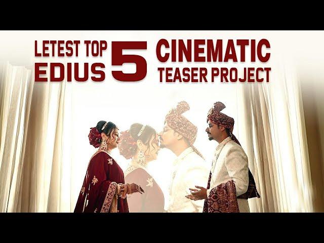 EDIUS NEW CINEMATIC 5 COMBO TEASER PROJECT 2023 || FREE DOWNLOAD PAY AND USE || EDIUS ZONE