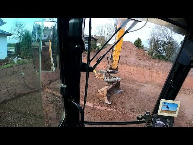 Teil2 erstellen einer Baugrube | Erdarbeiten mit einem Liebherr Bagger | Mobilbagger mit Tiltrotator