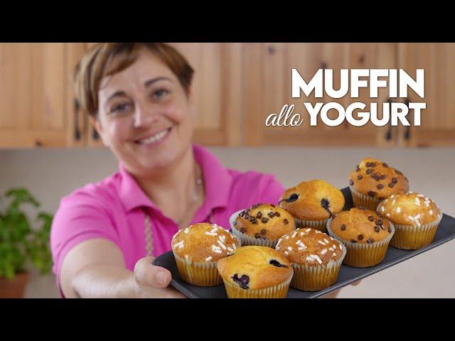 Yogurt Muffins - Easy Recipe Homemade by Benedetta Rossi